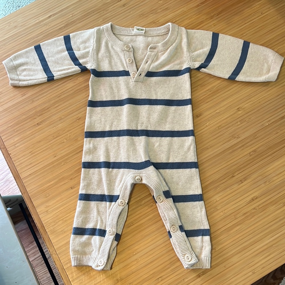 Cotton Sweater Romper 6-12m